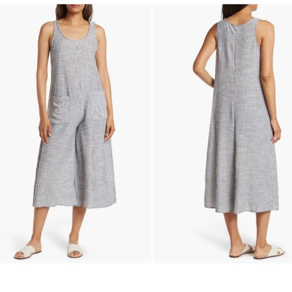 Striped Jumpsuit Max Studio